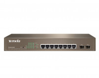 قیمت و خرید سوییچ شبکه مدیریتی 8 پورت + 2 پورت SFP تندا مدل TEG3210P | نت ران